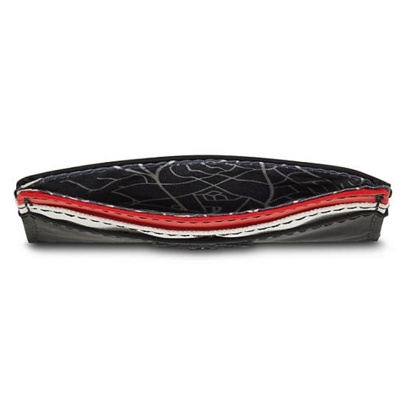 Black Red Kipling Cardy Card Holder Bags | HKWUYP-931