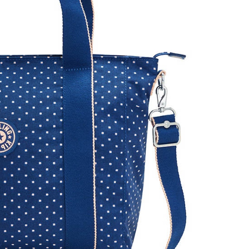 Blue Kipling Asseni Small Printed Tote Bags | ZXMPUH-647