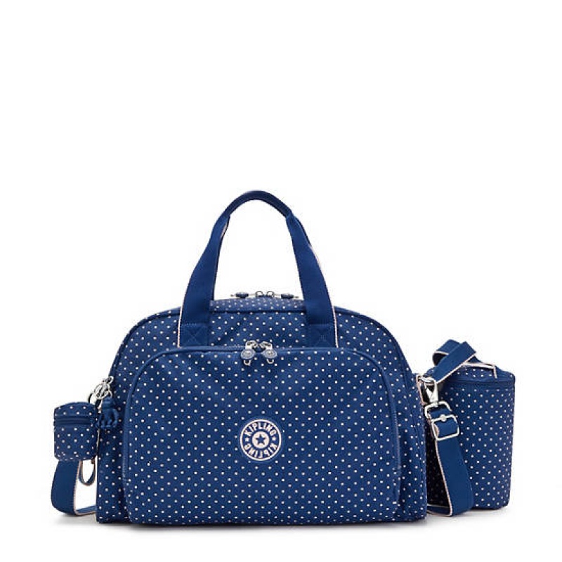 Blue Kipling Camama Classic Printed Diaper Bags | CMFHZK-541