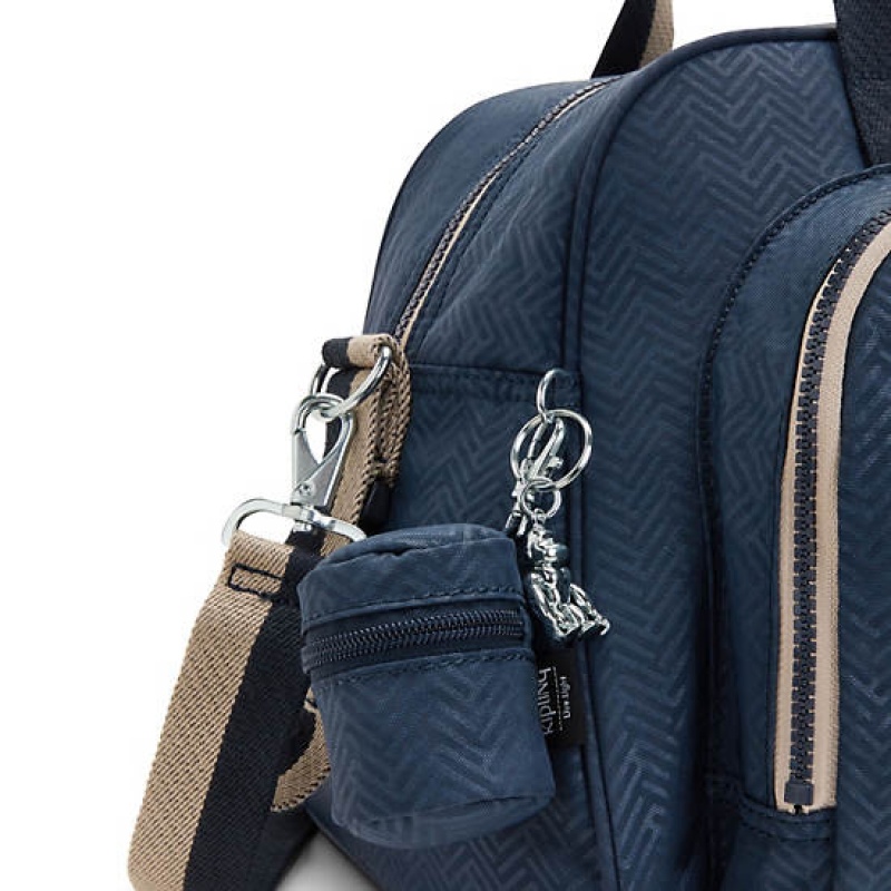 Blue Kipling Camama Printed Diaper Bags | JCQZKU-165