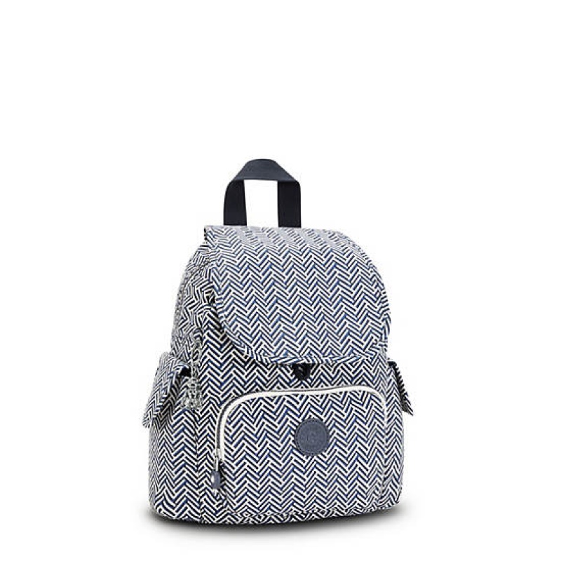 Blue Kipling City Pack Mini Printed Backpacks | AHMZQN-592