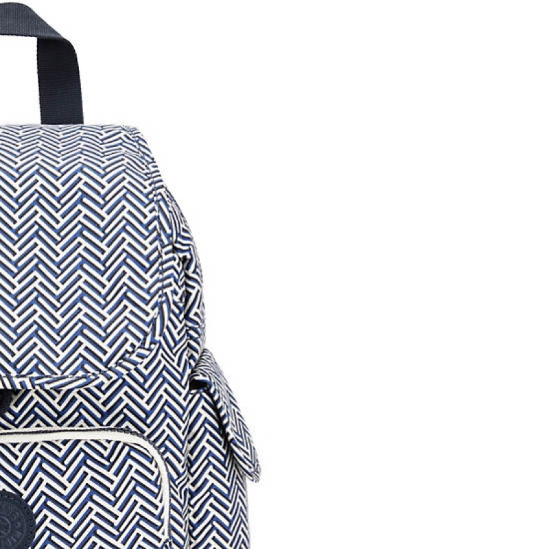 Blue Kipling City Pack Mini Printed Backpacks | AHMZQN-592