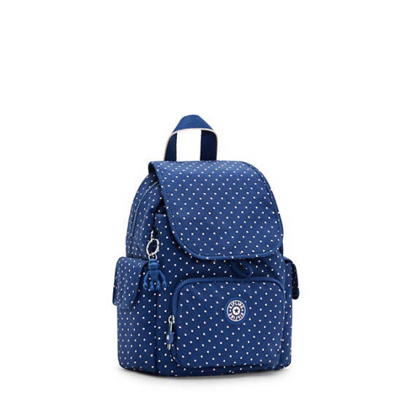 Blue Kipling City Pack Mini Printed Backpacks | CGWOXU-167