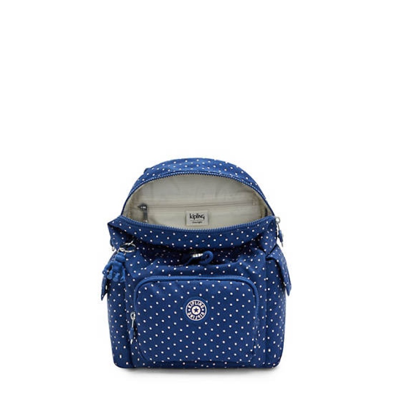 Blue Kipling City Pack Mini Printed Backpacks | CGWOXU-167