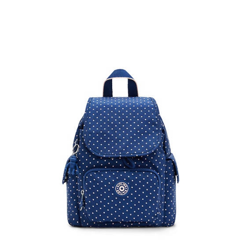 Blue Kipling City Pack Mini Printed Backpacks | CGWOXU-167