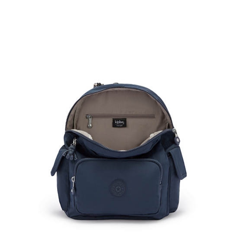 Blue Kipling City Pack Small Backpacks | OEQYVS-860