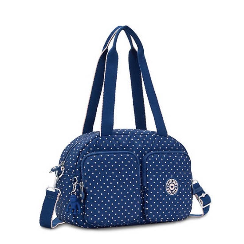 Blue Kipling Cool Defea Classic Printed Shoulder Bags | OGBWUT-189