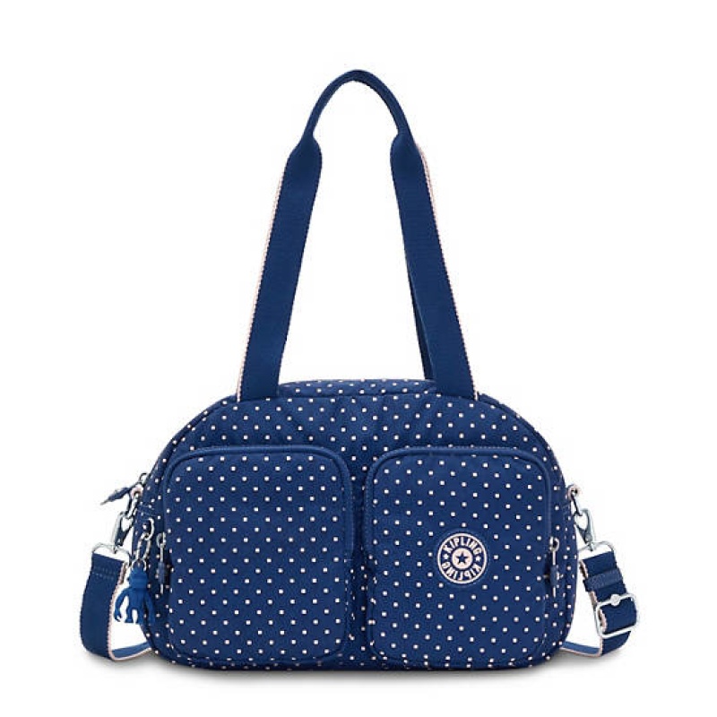 Blue Kipling Cool Defea Classic Printed Shoulder Bags | OGBWUT-189