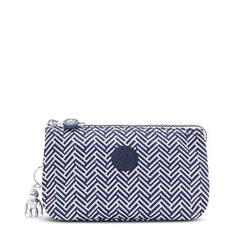 Blue Kipling Creativity Large Printed Pouch Bags | HXUILZ-462