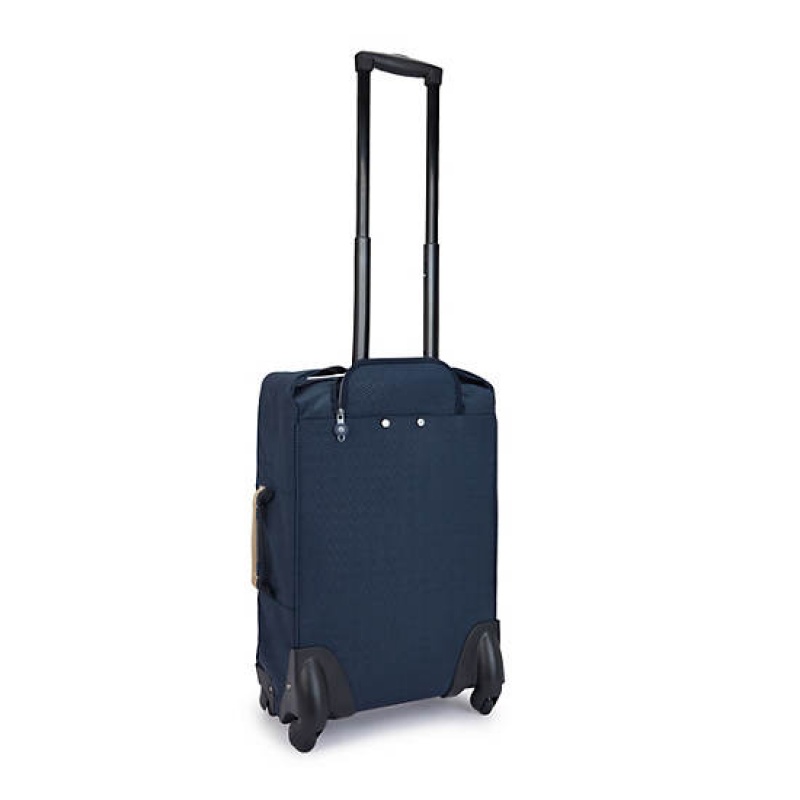 Blue Kipling Darcey Small Printed Carry-On Rolling Suitcases | CMITJZ-408