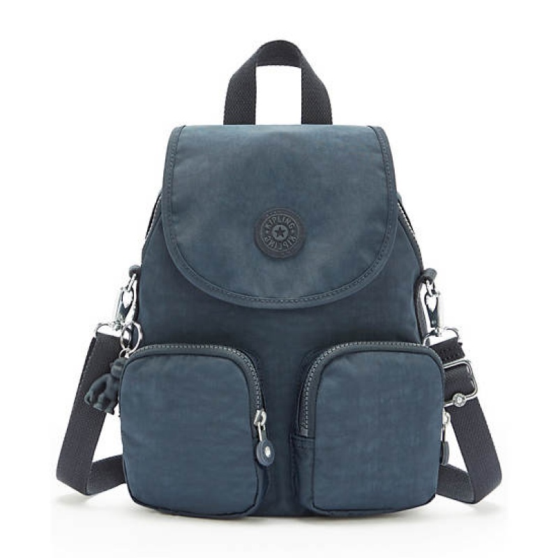 Blue Kipling Firefly Up Convertible Backpacks | CMRXYV-297