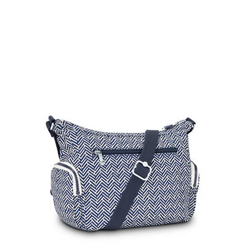 Blue Kipling Gabbie Small Printed Crossbody Bags | RCQFYB-967