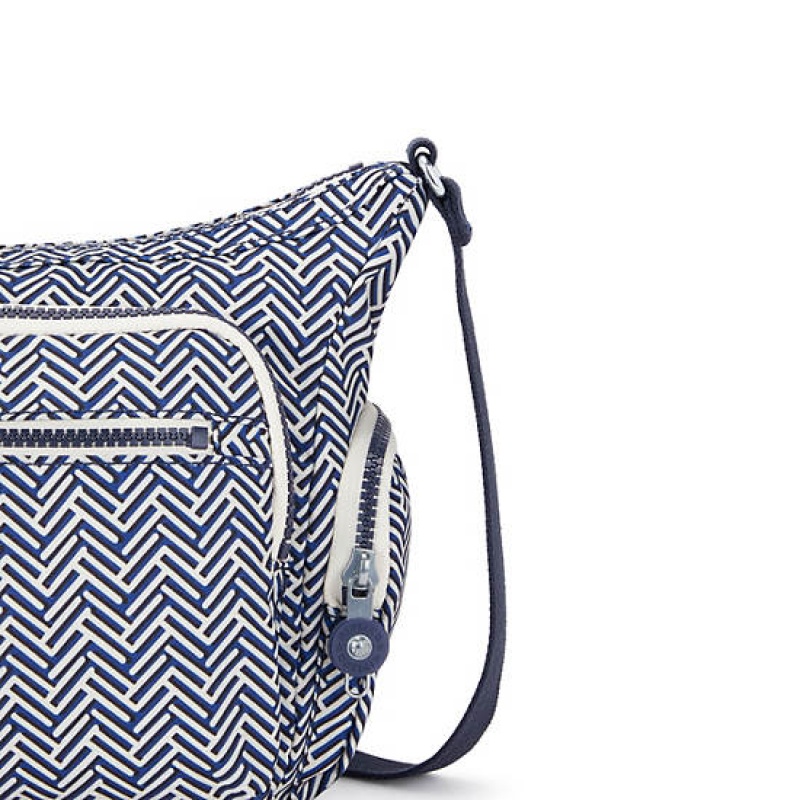 Blue Kipling Gabbie Small Printed Crossbody Bags | RCQFYB-967