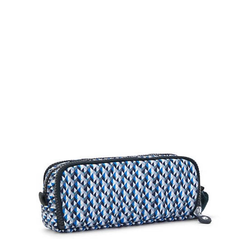 Blue Kipling Gitroy Classic Printed Pencil Case Bags | FQIJWK-619