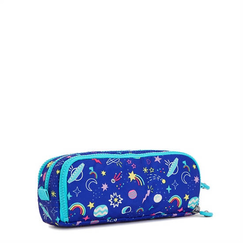 Blue Kipling Gitroy Printed Pencil Case Bags | ULZJTW-807