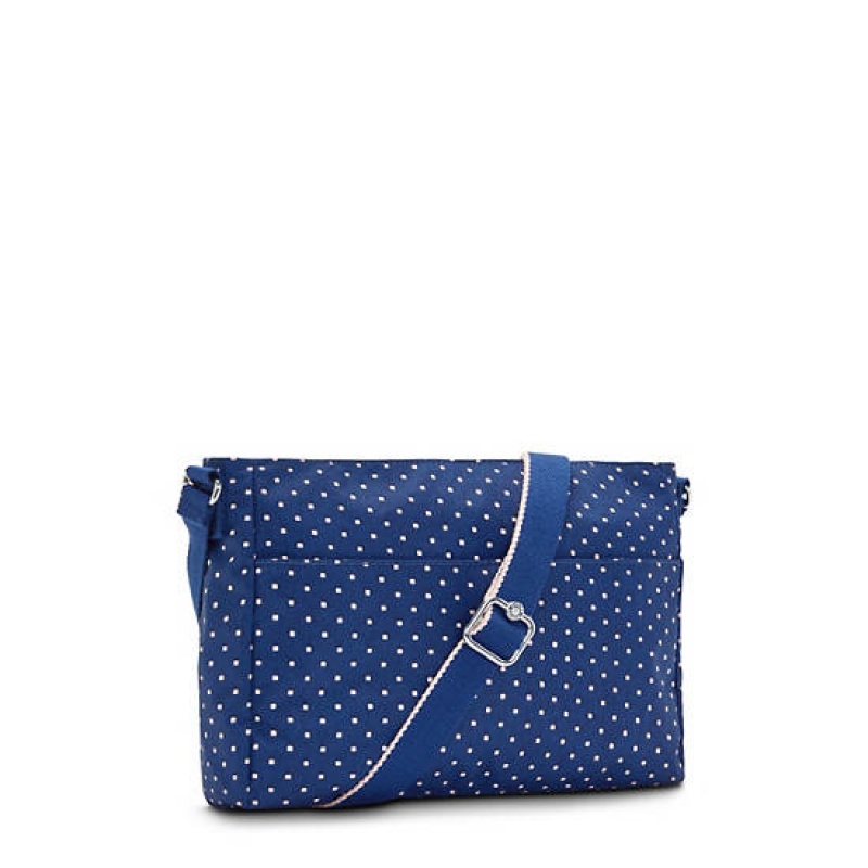 Blue Kipling New Angie Printed Crossbody Bags | DGPNEB-651