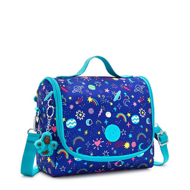 Blue Kipling New Kichirou Printed Lunch Bags | GYRPQE-395