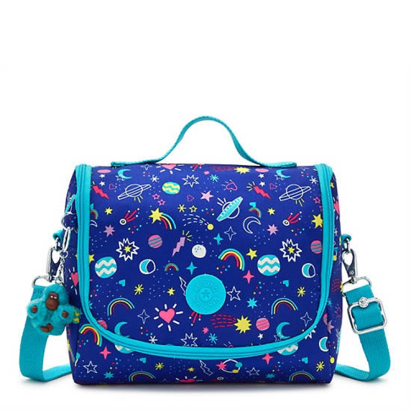 Blue Kipling New Kichirou Printed Lunch Bags | GYRPQE-395