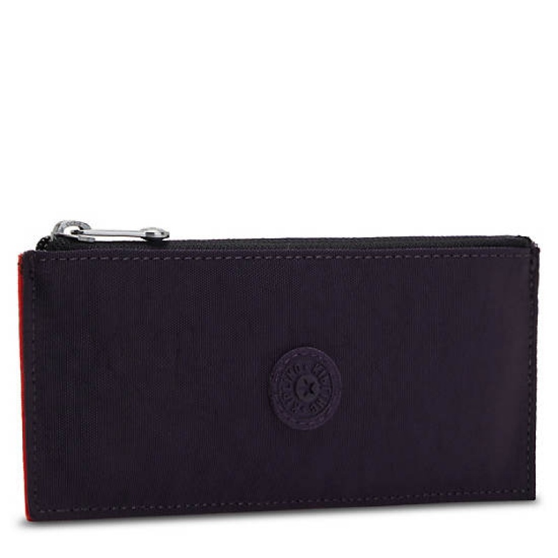 Blue Red Silver Kipling Brion Cardholders | XUDIWB-936