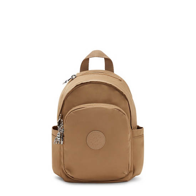 Brown Kipling Delia Mini Backpacks | XYGAEU-764