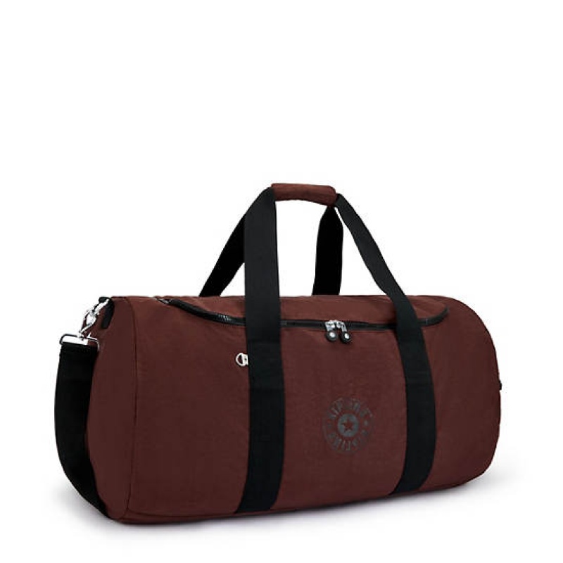 Burgundy Kipling Argus Medium Duffle Bags | VJEXIH-379