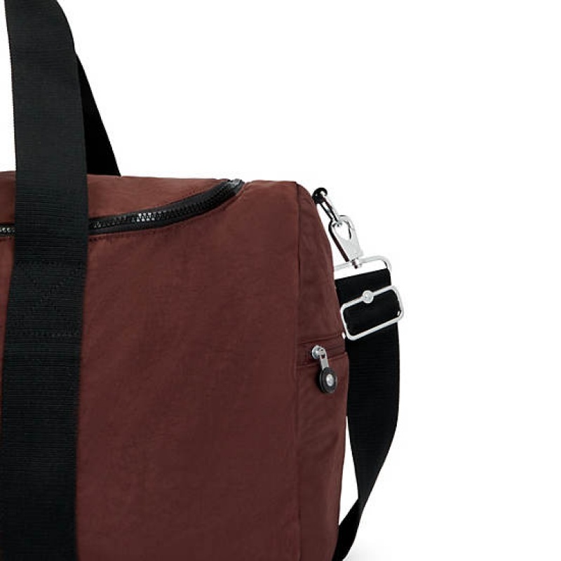 Burgundy Kipling Argus Medium Duffle Bags | VJEXIH-379