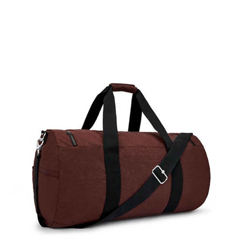 Burgundy Kipling Argus Medium Duffle Bags | VMQKRY-159