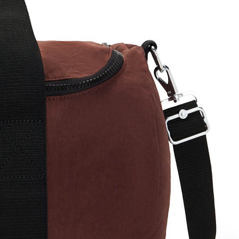 Burgundy Kipling Argus Small Duffle Bags | MSDZAH-183