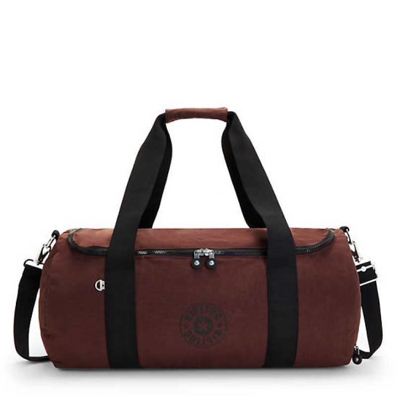 Burgundy Kipling Argus Small Duffle Bags | MSDZAH-183