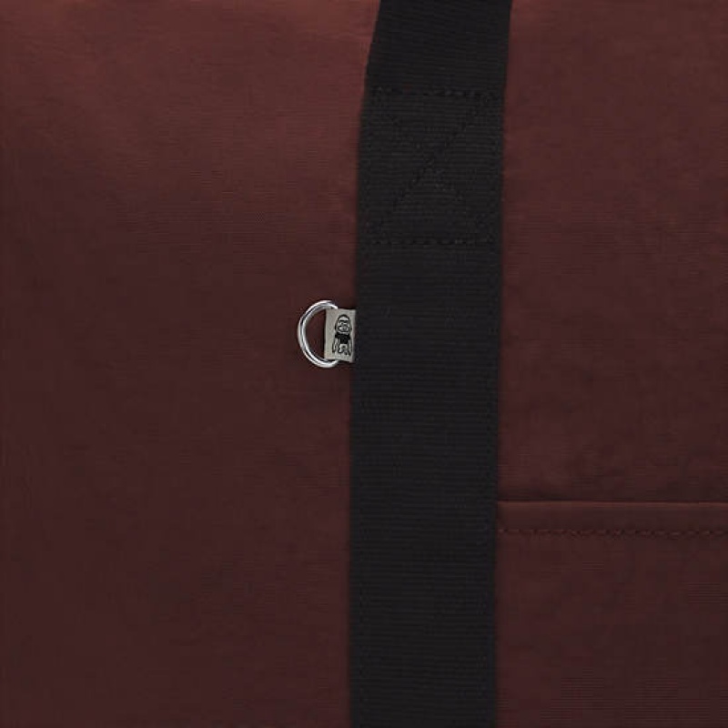 Burgundy Kipling Art Medium Lite Tote Bags | KBDIGF-978