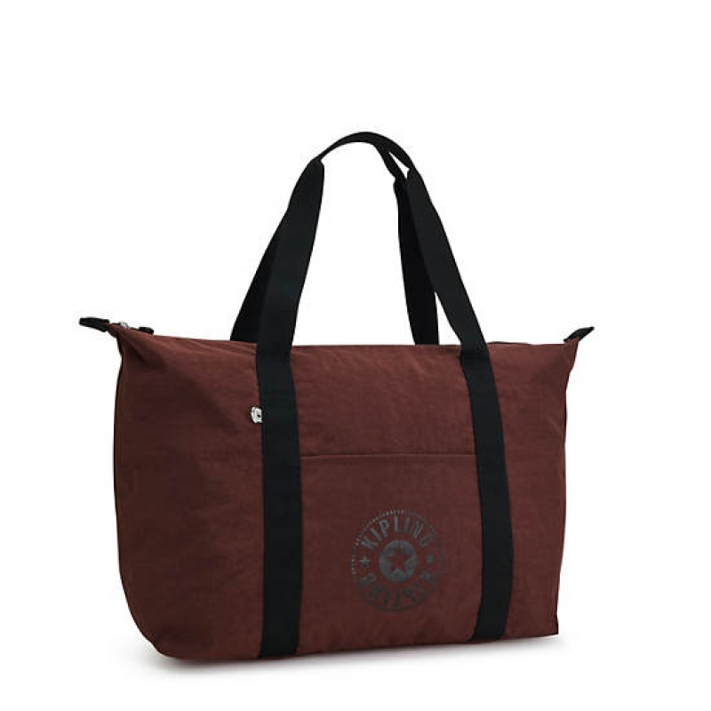 Burgundy Kipling Art Medium Lite Tote Bags | NDUSJV-245