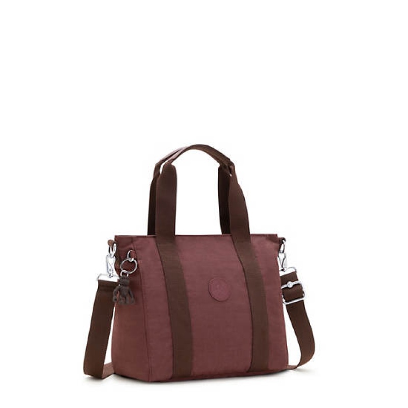 Burgundy Kipling Asseni Mini Tote Bags | FCBJMQ-524