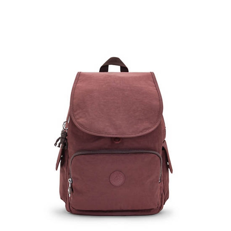 Burgundy Kipling City Pack Backpacks | TCNMYP-416