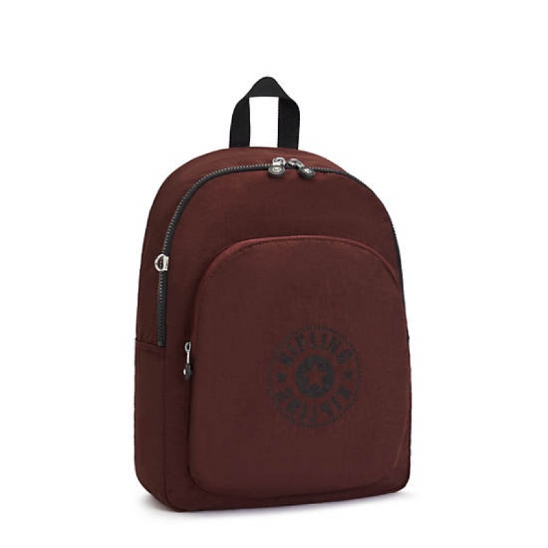 Burgundy Kipling Curtis Medium Backpacks | XLCIZW-348