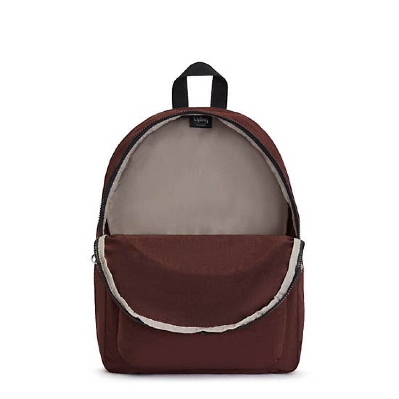 Burgundy Kipling Curtis Medium Backpacks | XLCIZW-348