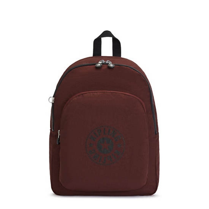 Burgundy Kipling Curtis Medium Backpacks | XLCIZW-348