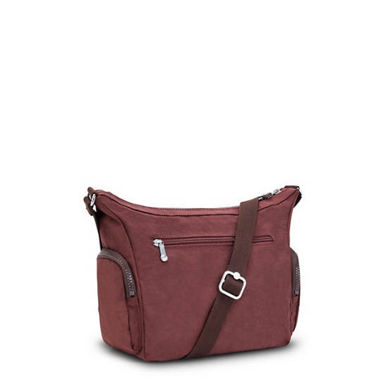 Burgundy Kipling Gabbie Small Crossbody Bags | LUZFCY-892