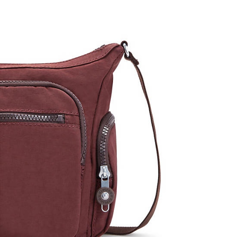 Burgundy Kipling Gabbie Small Crossbody Bags | LUZFCY-892