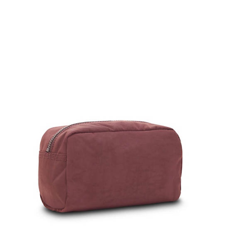 Burgundy Kipling Gleam Pouch Bags | ITCKJU-813