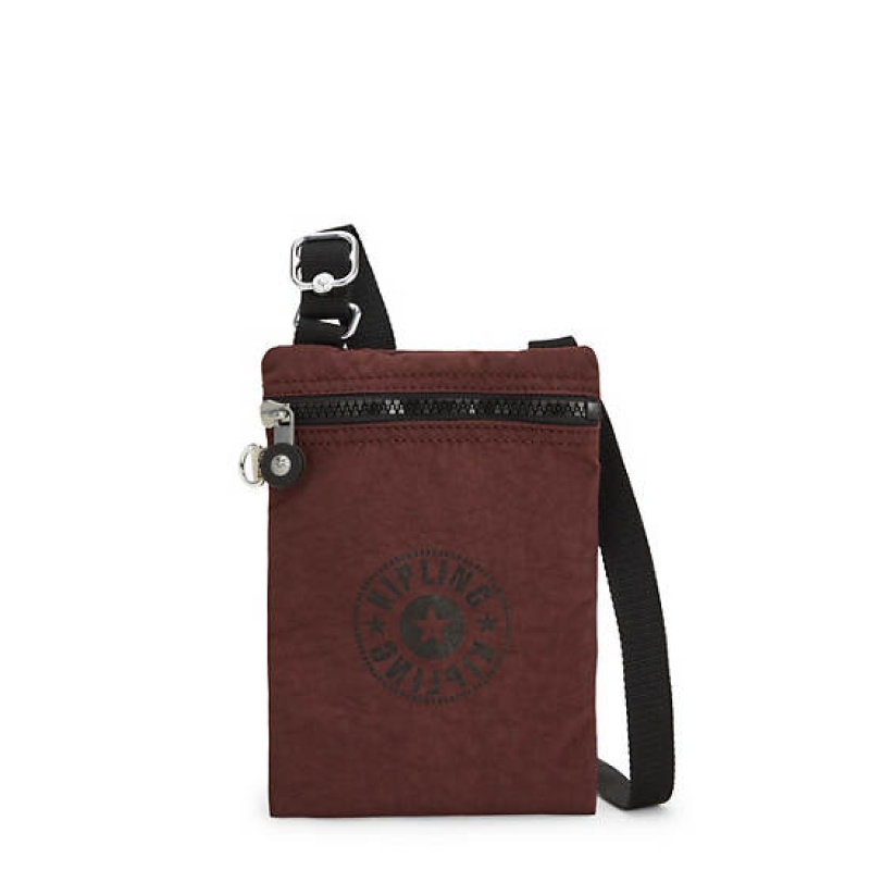 Chocolate Kipling Afia Lite Mini Crossbody Bags | DBXEVY-639