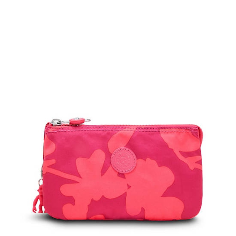 Coral Kipling Creativity Large Printed Pouch Bags | LZOJUY-359