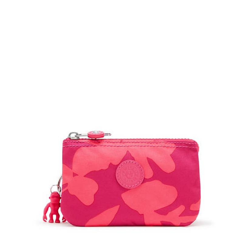 Coral Kipling Creativity Small Printed Pouch Bags | QVPRKJ-257