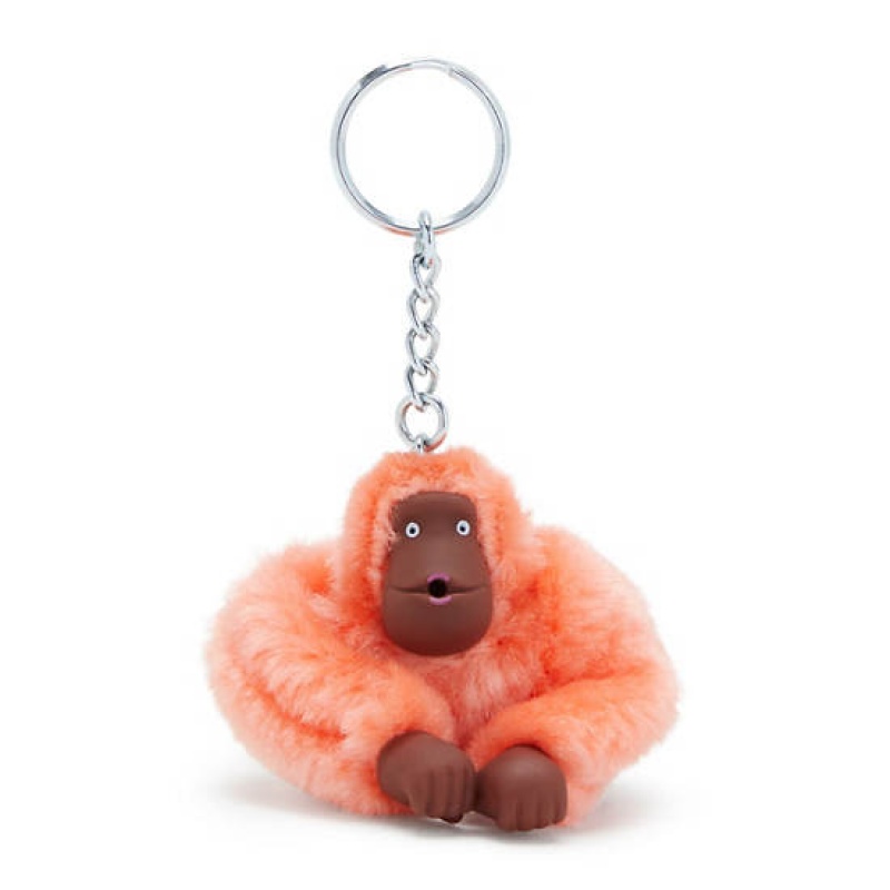 Coral Kipling Sven Small Monkey Keychain Accessories | TGCMFW-916