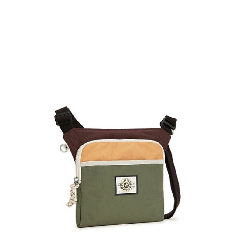 Green Kipling Almiro Crossbody Bags | WHJDFK-284