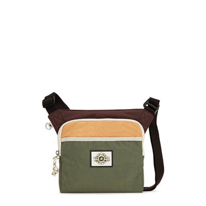 Green Kipling Almiro Crossbody Bags | WHJDFK-284