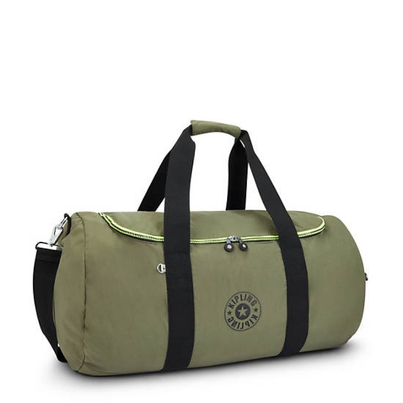 Green Kipling Argus Medium Duffle Bags | ZRXOYG-675