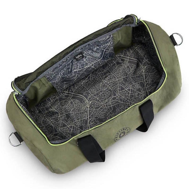 Green Kipling Argus Medium Duffle Bags | ZRXOYG-675