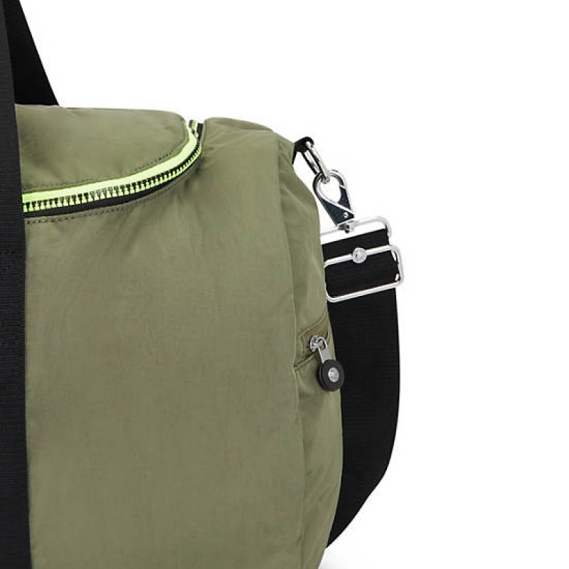 Green Kipling Argus Medium Duffle Bags | ZRXOYG-675