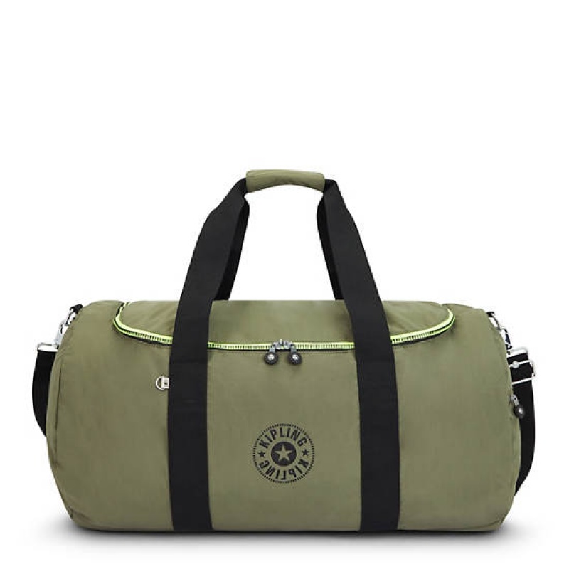 Green Kipling Argus Medium Duffle Bags | ZRXOYG-675