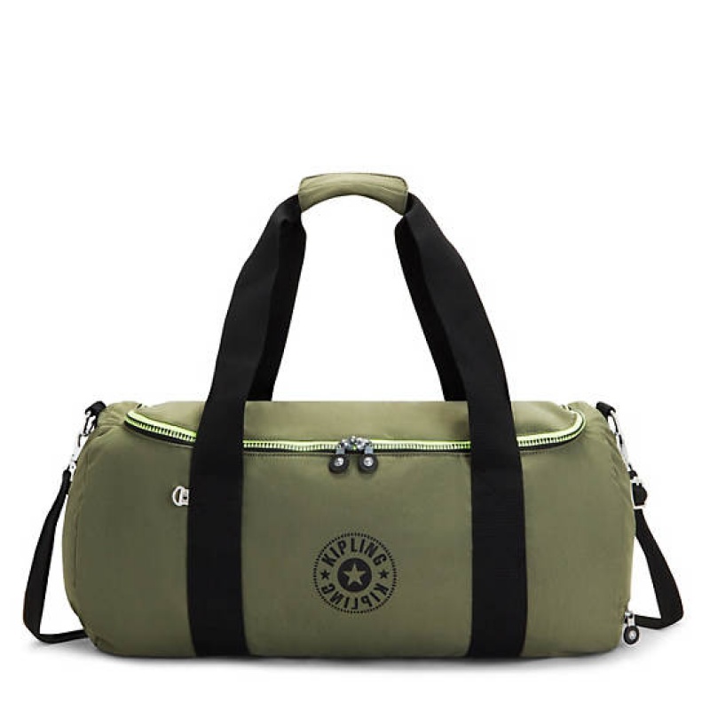 Green Kipling Argus Small Duffle Bags | LMNSWX-520